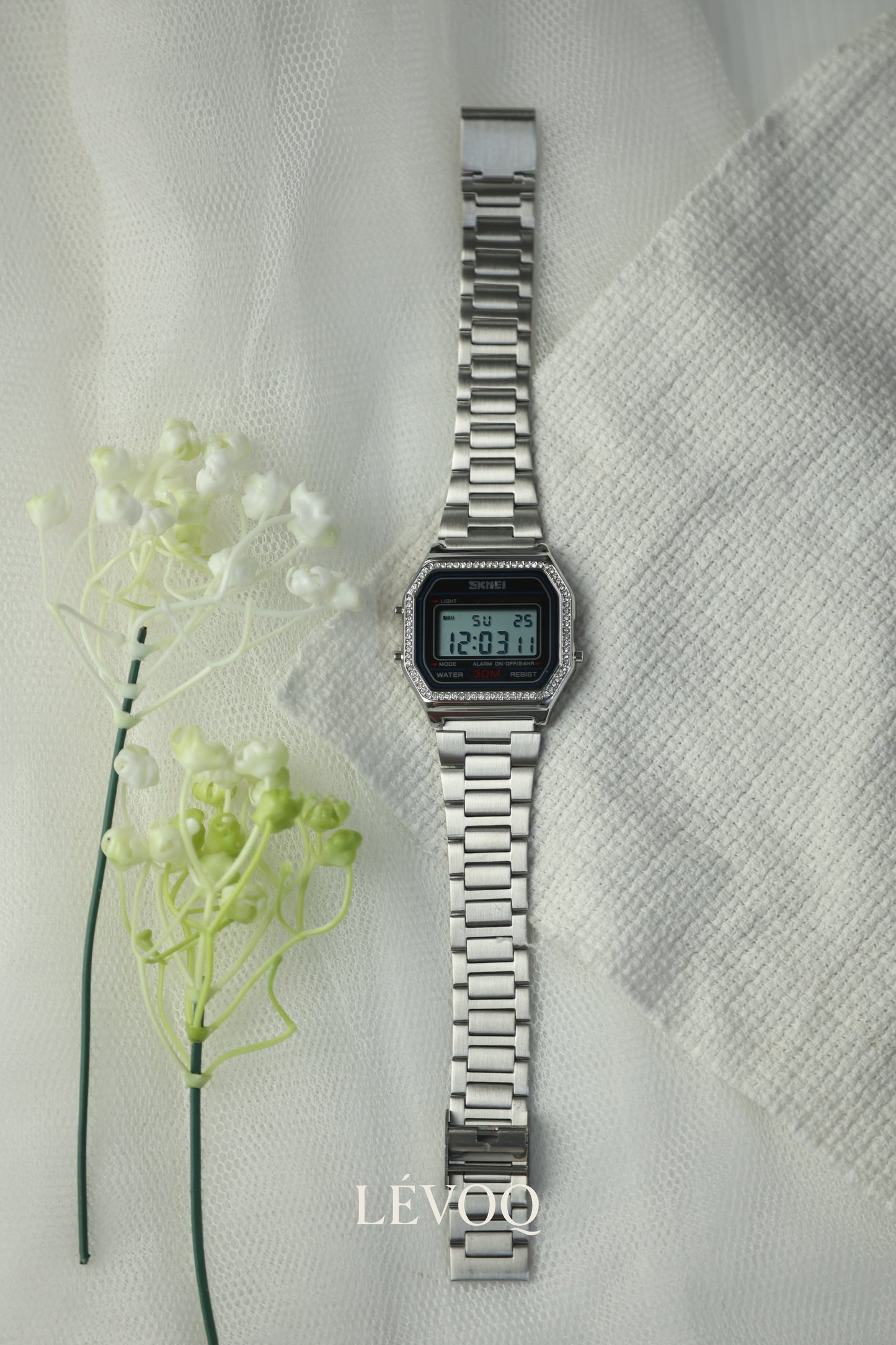 Skmei Digital Silver