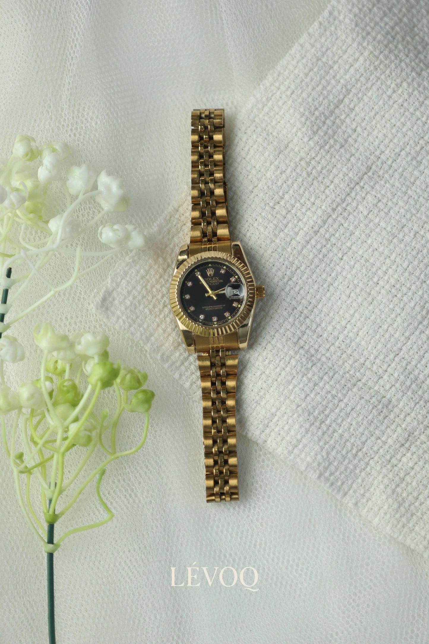 Ro-lex Mini Black Dial