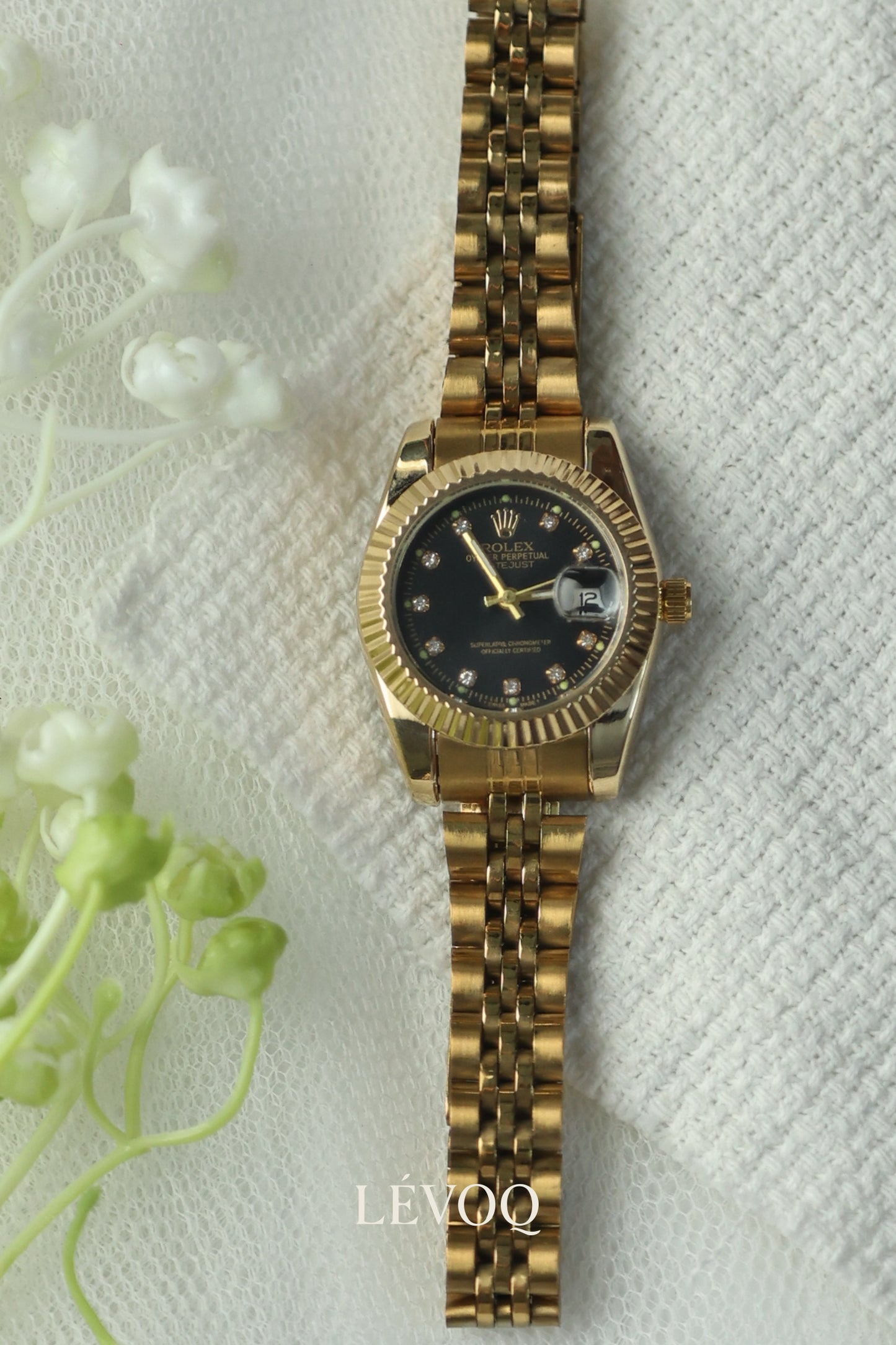 Ro-lex Mini Black Dial