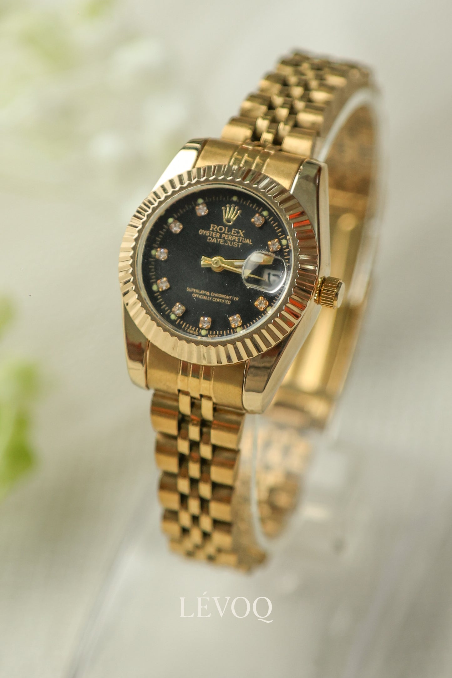 Ro-lex Mini Black Dial