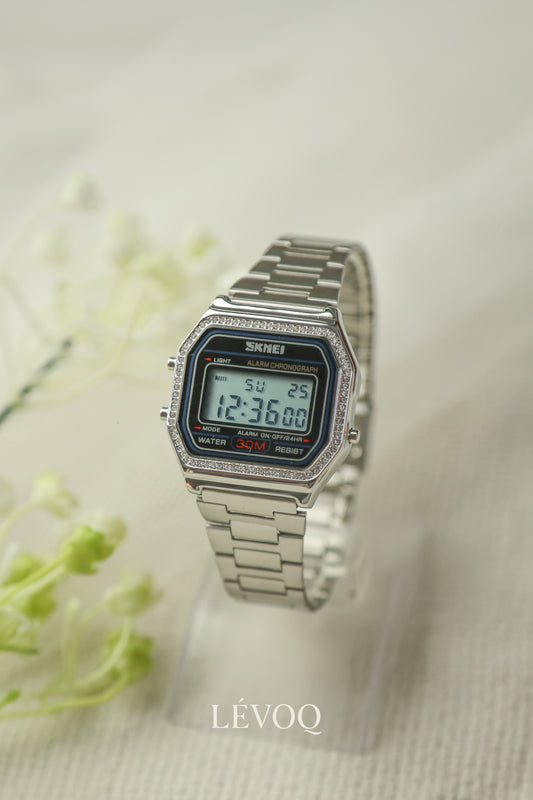 Skmei Digital Silver