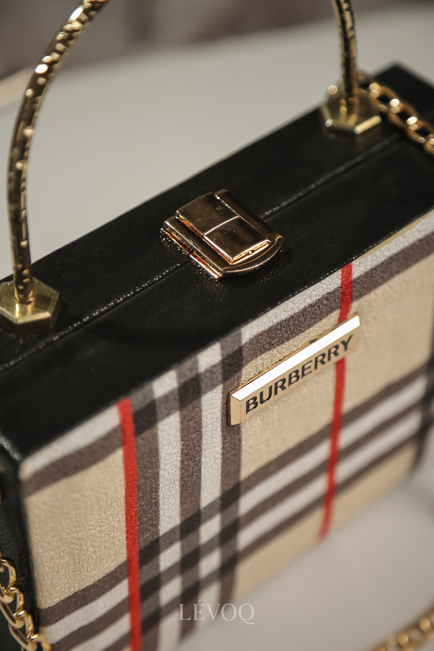 Burberry Black Edged Clutch