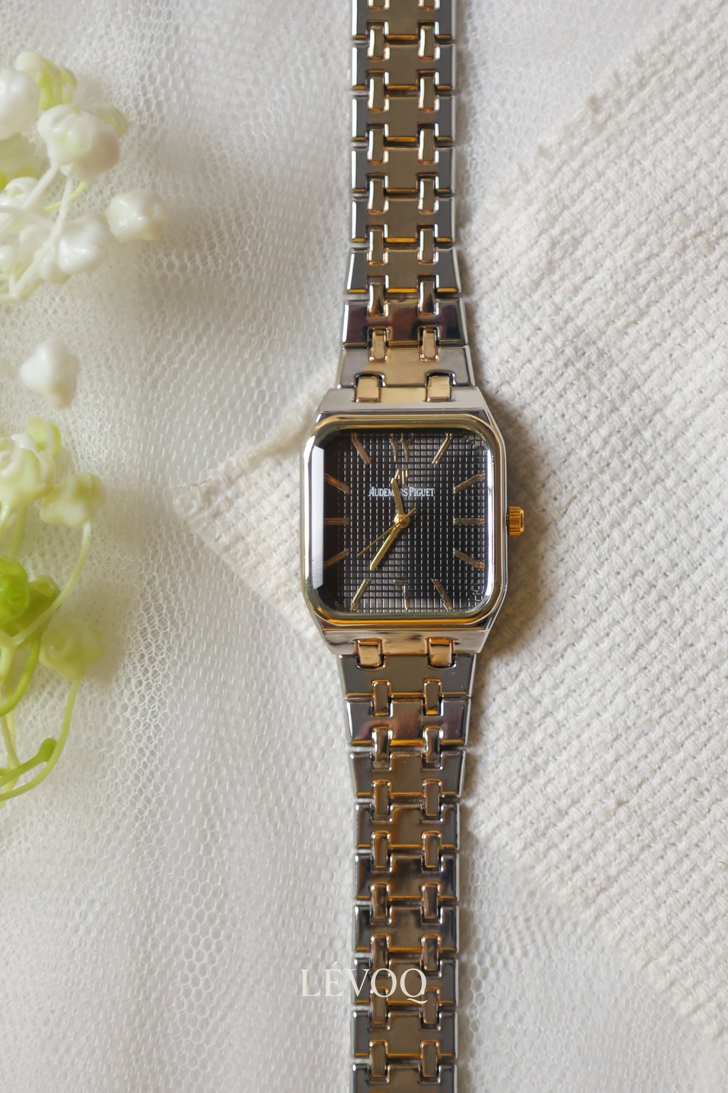 Ap Roman Twotone Black Dial